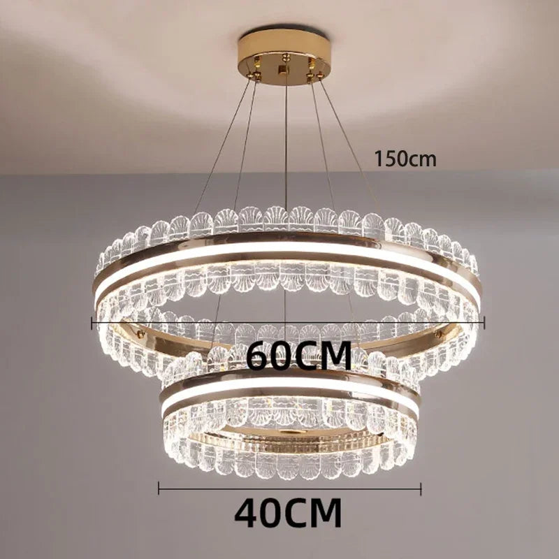 Afralia™ Modern LED Pendant Chandeliers for Living and Dining Room Lighting