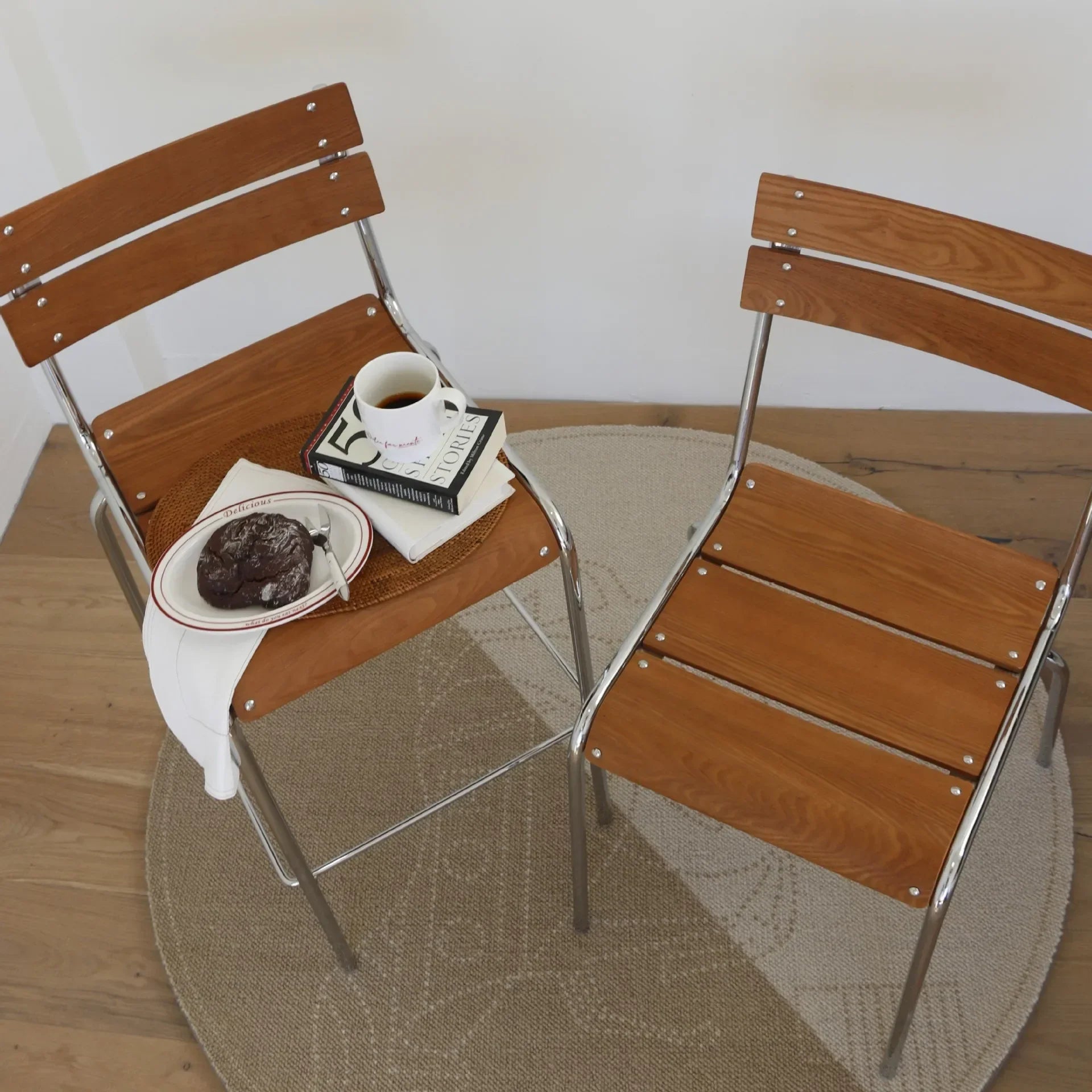 Afralia™ Modern Bar Stools Salon Restaurant Bedroom Chairs Lounge Furniture