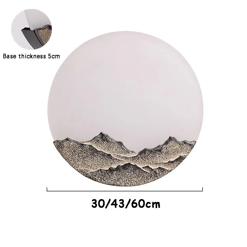 Afralia™ LED Wall Light for Bedroom, Aisle, Stairwell | Round Hotel Room Decor