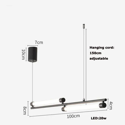 Afralia™ LED Black Gold Designer Chandelier Lighting for Dinning Room