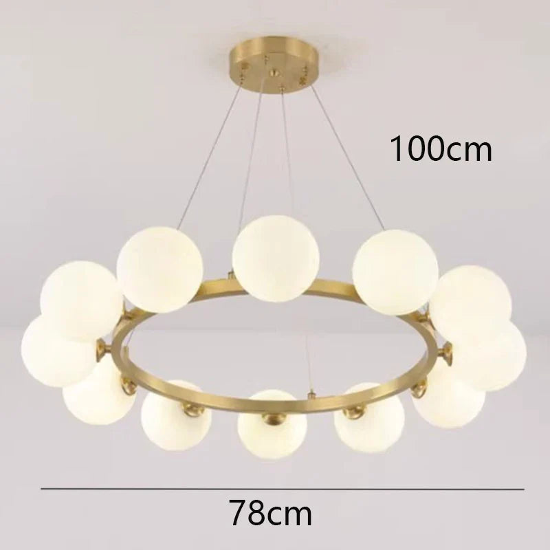 Afralia™ Modern Pendant Chandeliers for Dining Room, Indoor Hanging Ceiling Lights