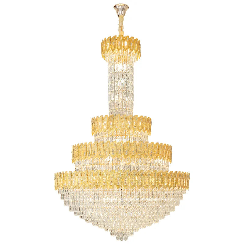 Afralia™ Postmodern Crystal Chandelier for Luxury Living Room and Hotel Lobby