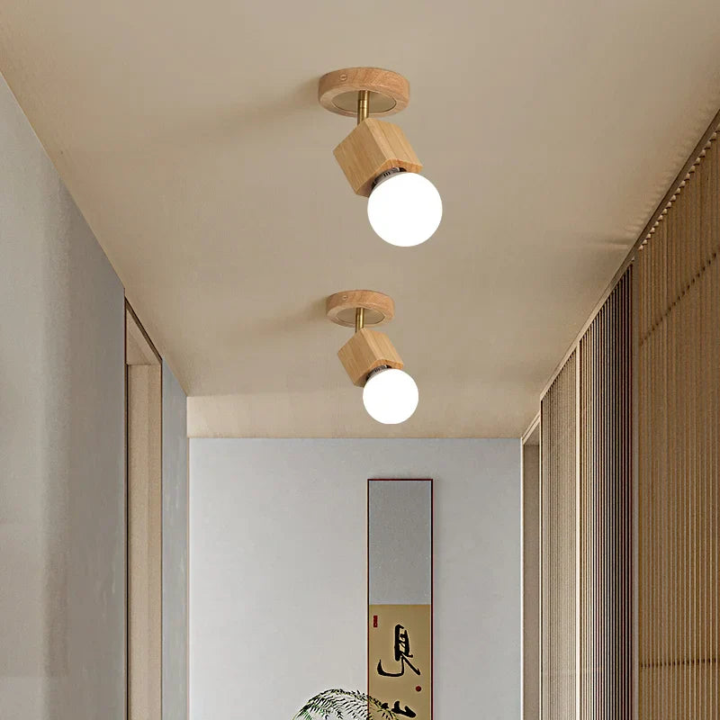 Afralia™ Wabi Sabi LED Ceiling Light - Modern Nordic Flush Mount Fixture for Living Room