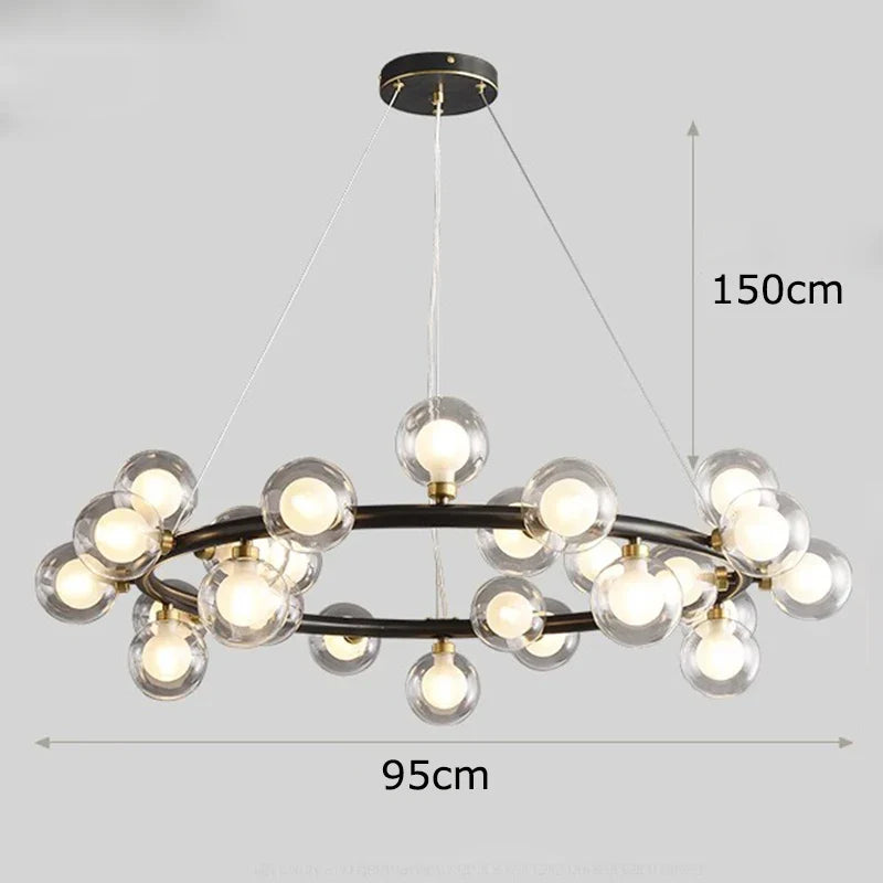 Afralia™ LED Pendant Chandeliers for Modern Living and Dining Room Lighting
