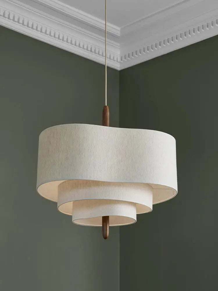 Afralia™ Wabi Sabi Japan Cloth Ceiling Chandelier for Home Decor - Elegant Island Pendant Lights