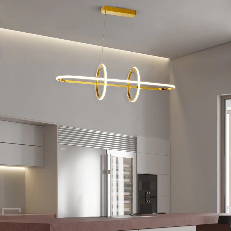 Afralia™ LED Pendant Light Chandelier for Modern Home Decor