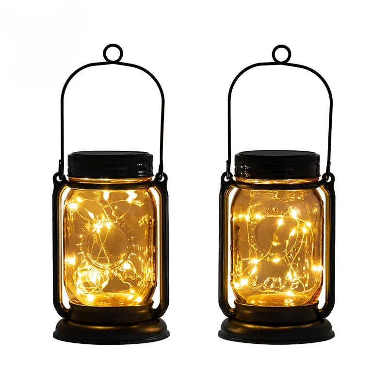 Afralia™ Solar Mason Jar Landscape Light