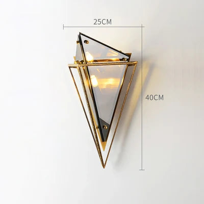 Afralia™ Glass Wall Sconce Light Fixture for Home Living Room Decor