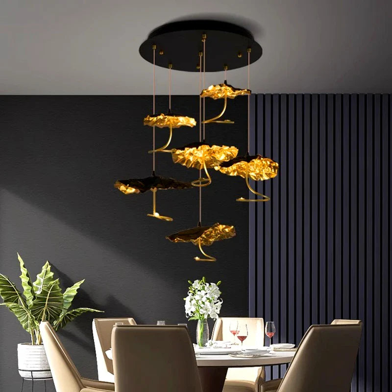 Afralia™ Modern Pendant Light for Dining Room, LED Chandeliers for Living Room