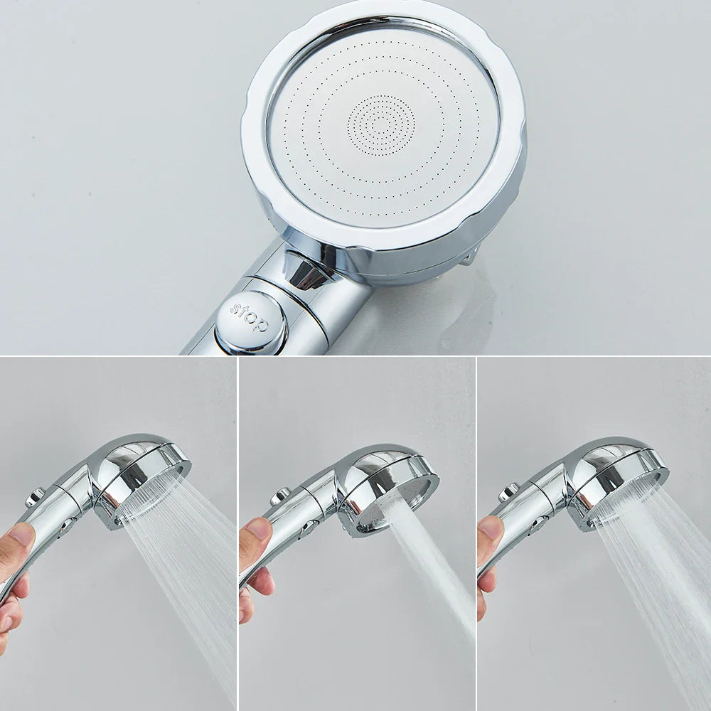 Afralia™ Thermostatic Shower Set: Black/Chrome Brass Mixer Valve Handle Spray Bathroom Accessories