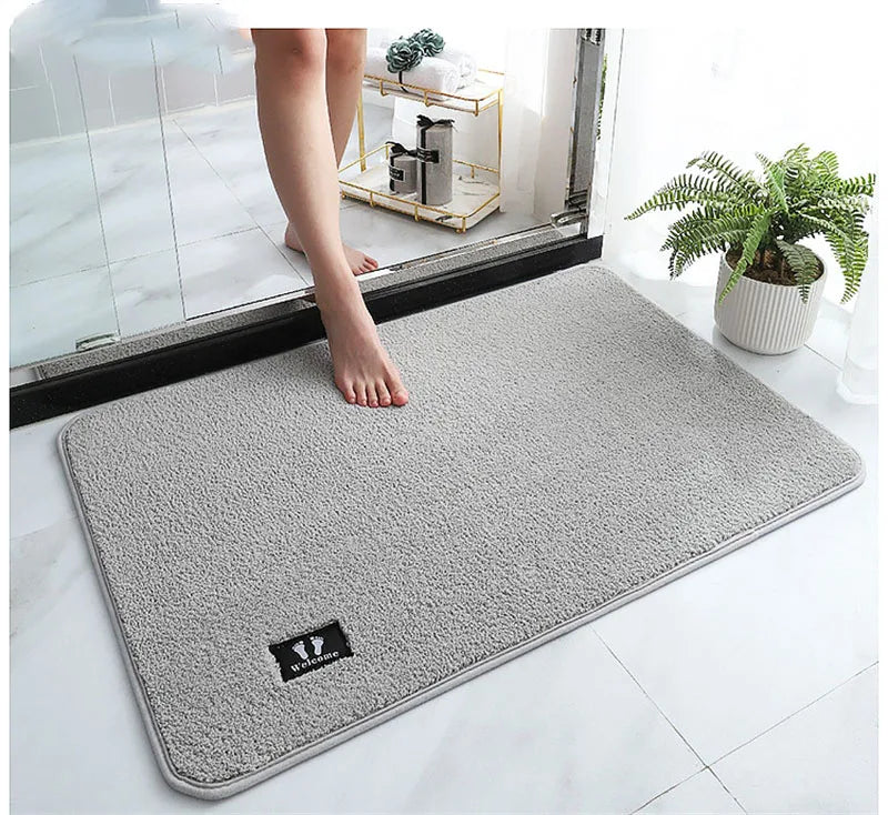 Afralia™ Bathroom Mat: Super Non-slip, Absorbent, Soft, Quick Drying Washable Rug