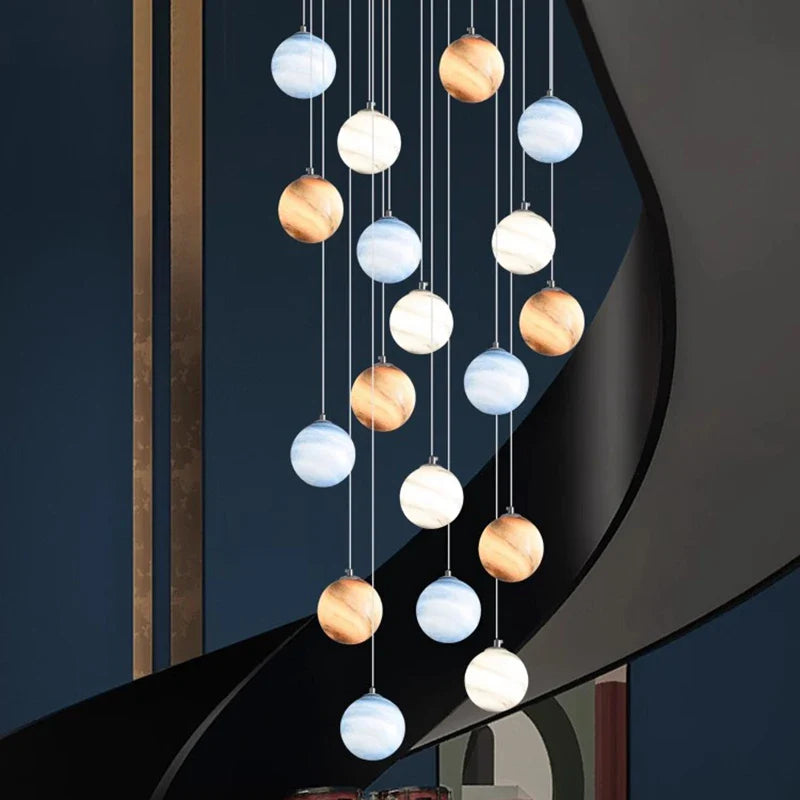 Afralia™ Modern Dine Pendant Lights LED Chandelier Ceiling Lamp Indoor Lighting