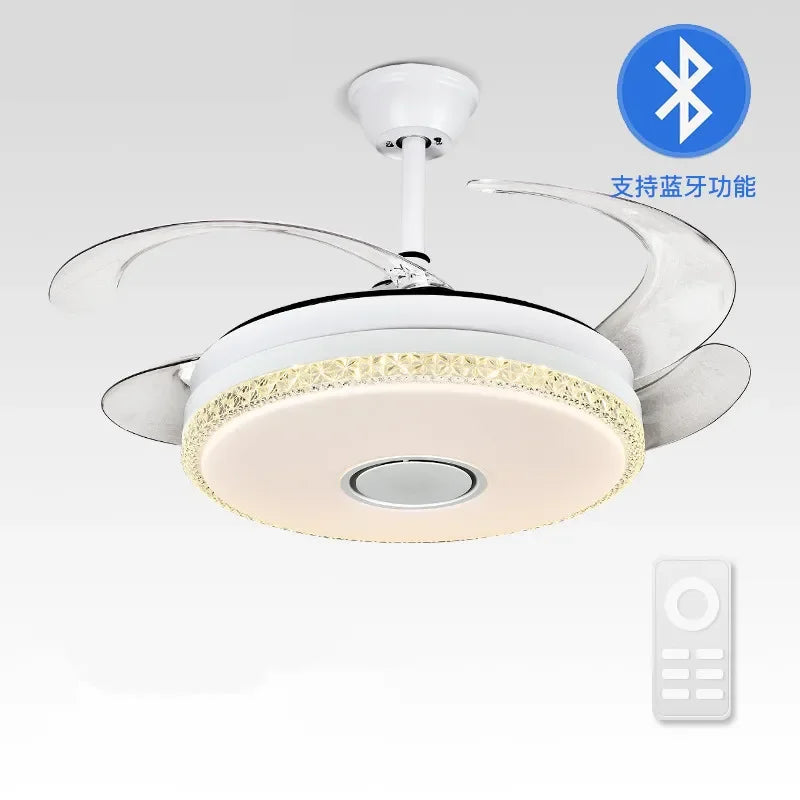 Afralia™ 42" Luxury Ceiling Fan Light with Remote Control for Bedroom and Dining Room