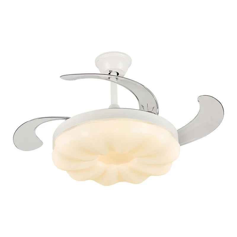 Afralia™ Full Spectrum LED Ceiling Fan Light Frequency Conversion, Ideal for Children's Bedroom