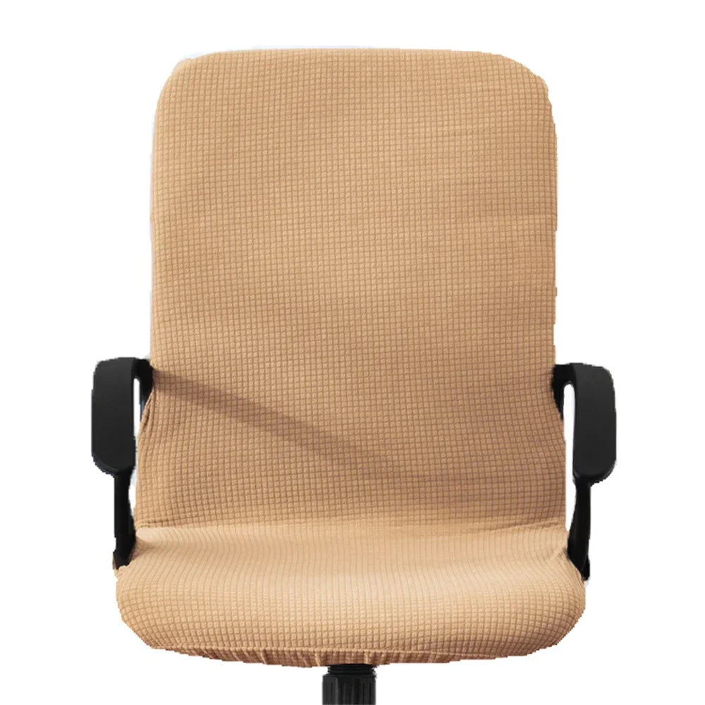 Afralia™ Solid High Armchair Cover Elastic Accent Seat for Home Office