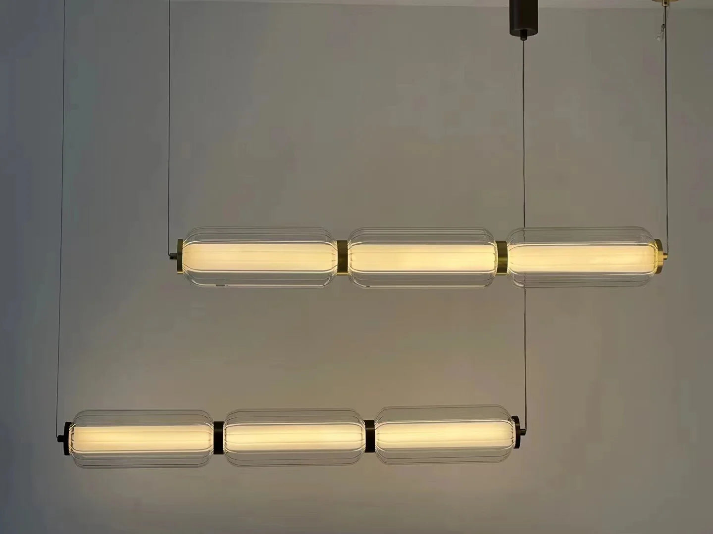Afralia™ Postmodern Glass Pendant Lamp for Bedroom Study Living Room