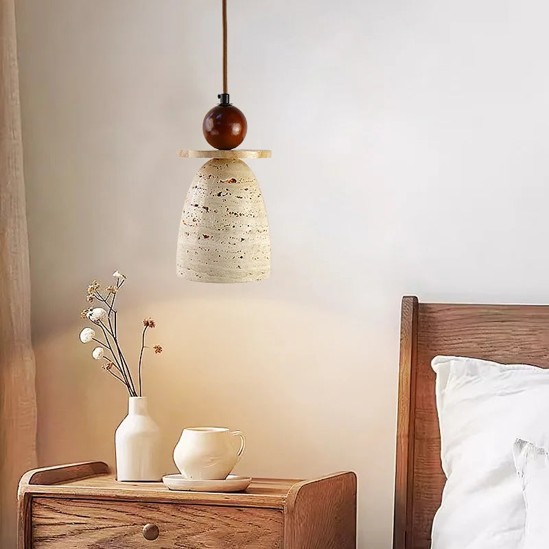 Afralia™ Wabi Sabi LED Hanging Lamps Vintage Pendant Light for Living Room