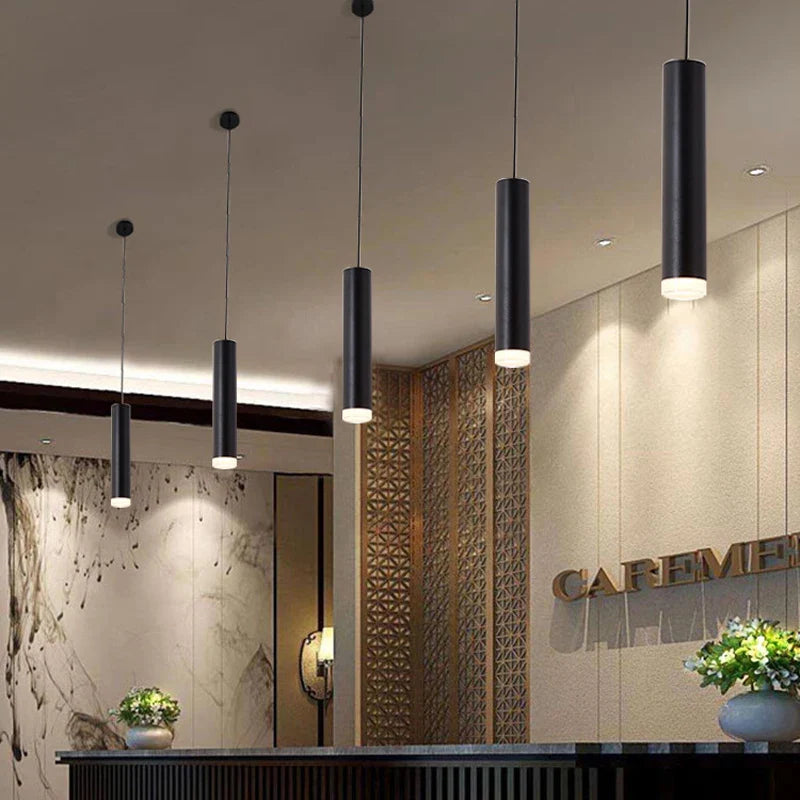 Afralia™ Modern Small Spot Light for KTV, Restaurant & Bar Black & White Led