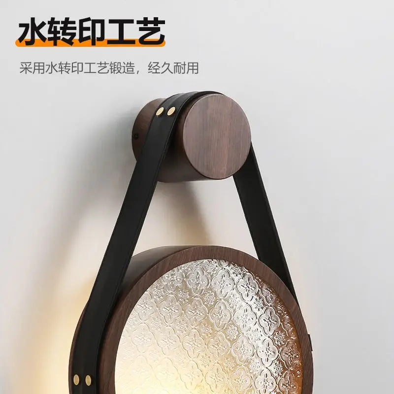 Afralia™ Retro Glass Wall Lamp: Elegant Indoor Lighting Fixture for Dining Room.