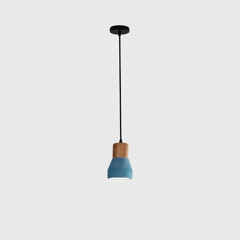 Afralia™ Cement LED Pendant Lamp Industrial Decor Bedroom Living Room Bar Cafe