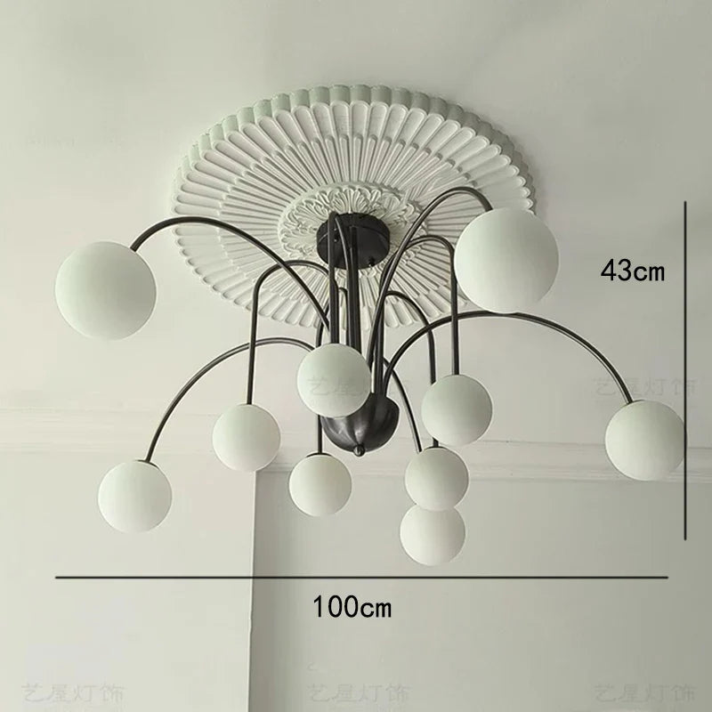 Afralia™ Modern LED Pendant Chandeliers for Living Room and Dining Room