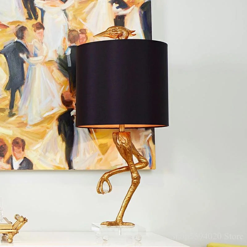 Afralia™ Creative Ostrich Table Lamp for Modern Home Decor in Living Room and Bedroom