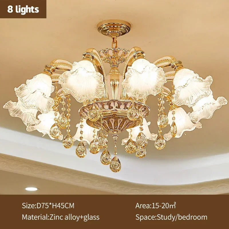 Afralia™ Crystal Ceiling Chandelier for Modern Luxury Living Room & Hotel Lobby