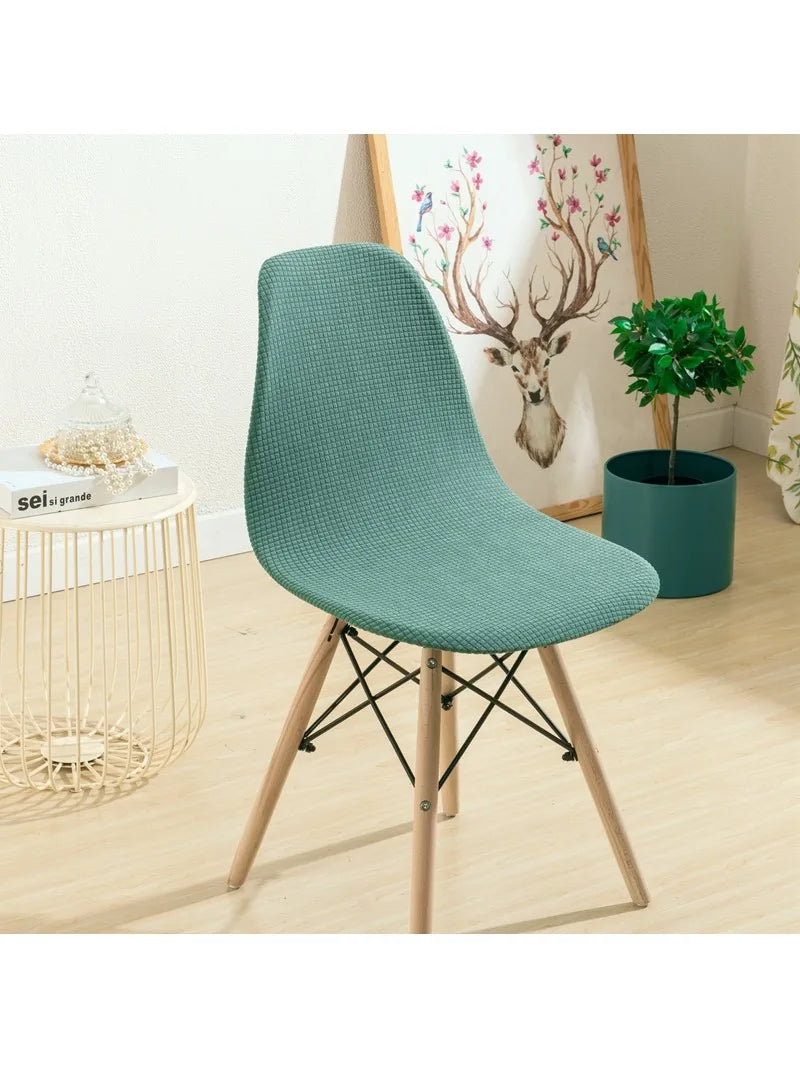 Afralia™ Waterproof Eames Chair Cover - Stretch Solid Color Seat Case, Removable Office Protector