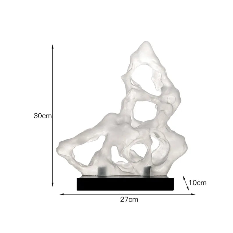 Afralia™ Taihu Stone Rockery Sculpture Coral Statue Decor Creative Modern Crafts