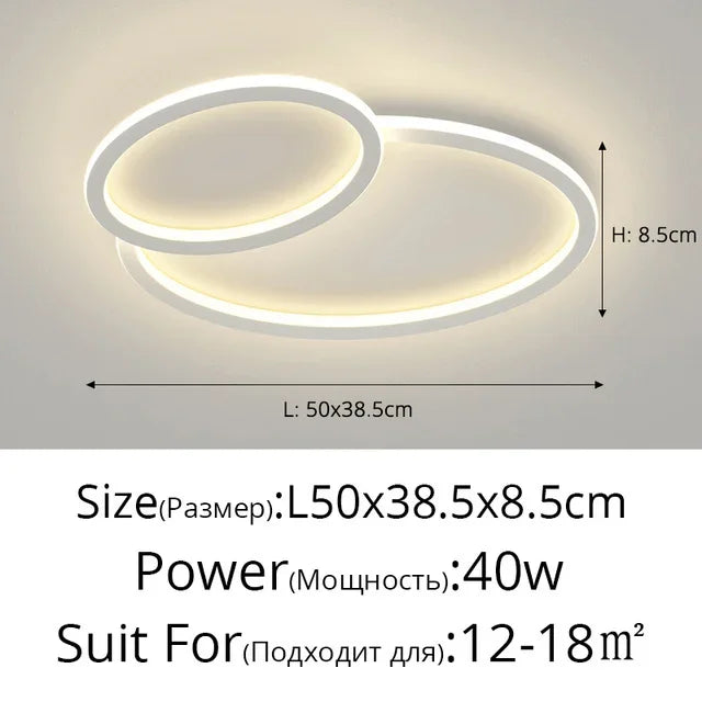 Afralia™ Modern Nordic Chandeliers for Master Bedroom and Living Room