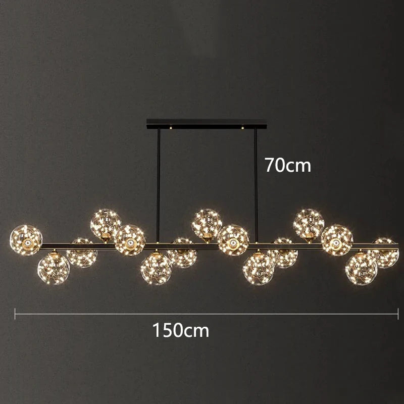 Afralia™ Modern LED Pendant Light for Living and Dining Room Chandeliers