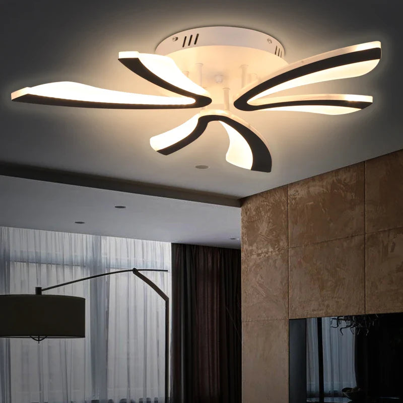 Afralia™ Branch Design LED Chandelier: Modern Nordic Acrylic Ceiling Light for Stylish Living Room Décor