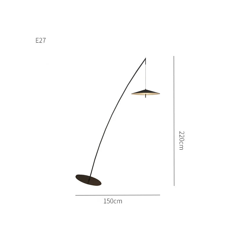 Afralia™ Modern Black Floor Lamp for Living Room & Bedroom Lighting