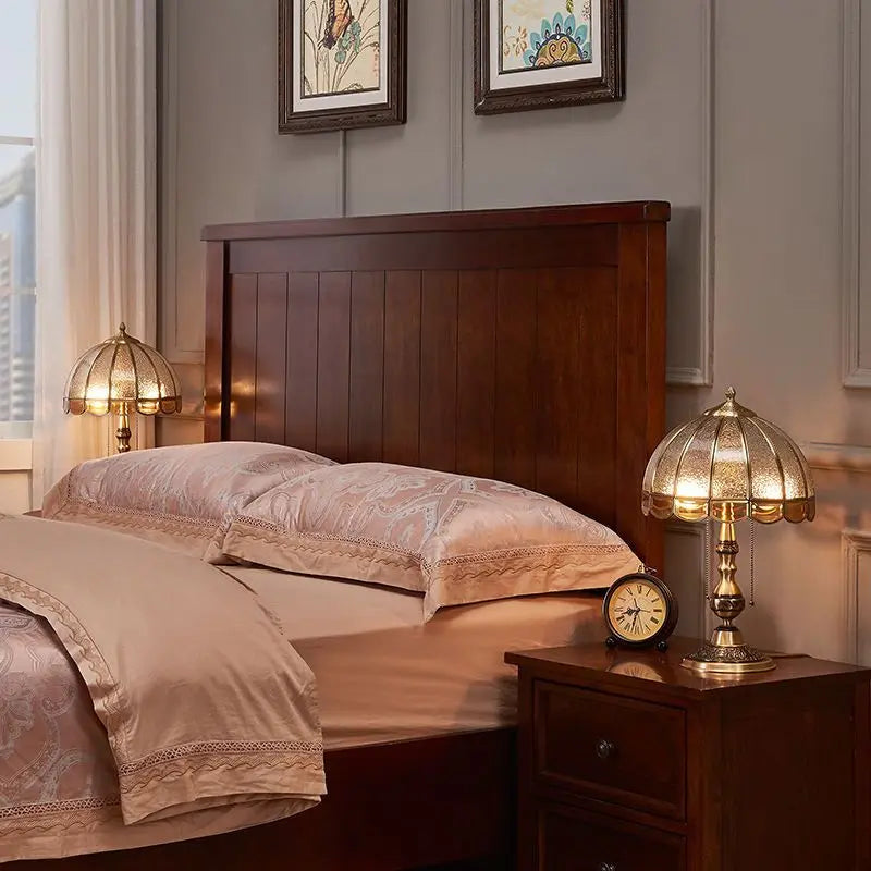 Afralia™ Luxe Copper Bedroom Desk Lamp Living Room Floor Light LED Study Lighting