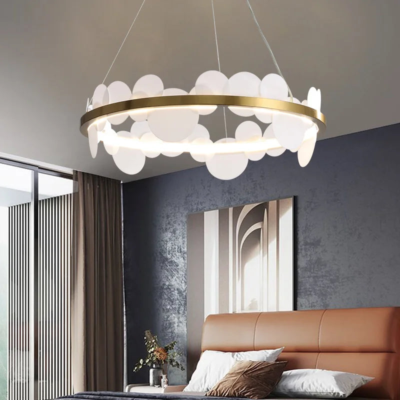 Afralia™ Modern Acrylic Ceiling Chandelier for Loft Living Room, Dining Table, and Home Decor