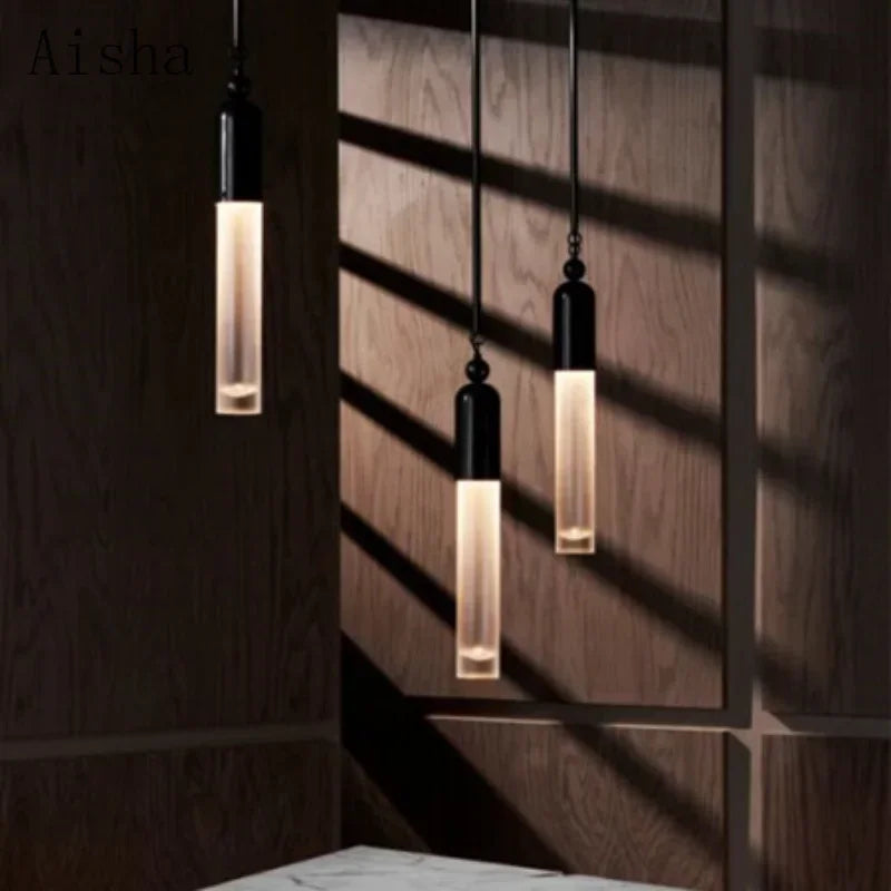 Afralia™ Industrial Retro Pendant Lamp for Bedroom Living Room Corridor