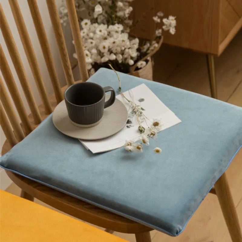 Afralia™ Memory Foam Square Chair Pad for Home Office Meditation Zabuton Seat Cushion