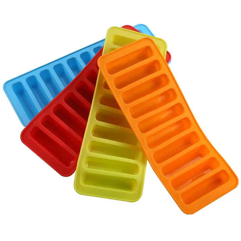 Silicone Long Strip Finger Biscuit Mold Tray - Afralia™ Bakeware