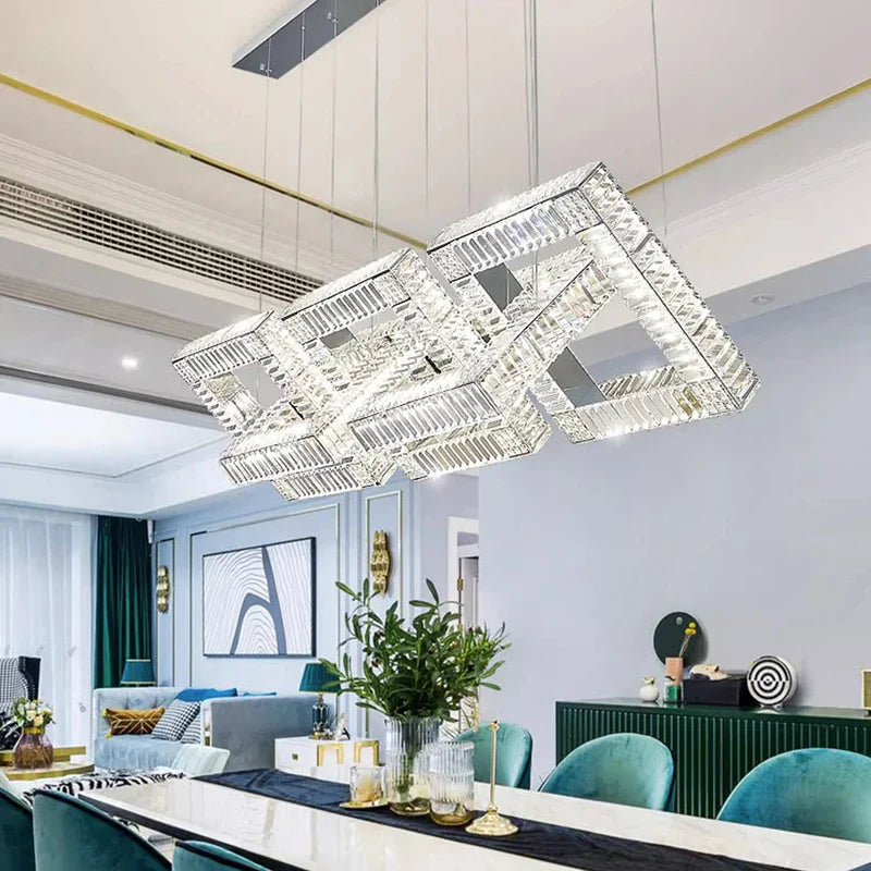 Afralia™ Modern Chandelier Pendant Light for Dining Room Ceiling, Indoor Lighting
