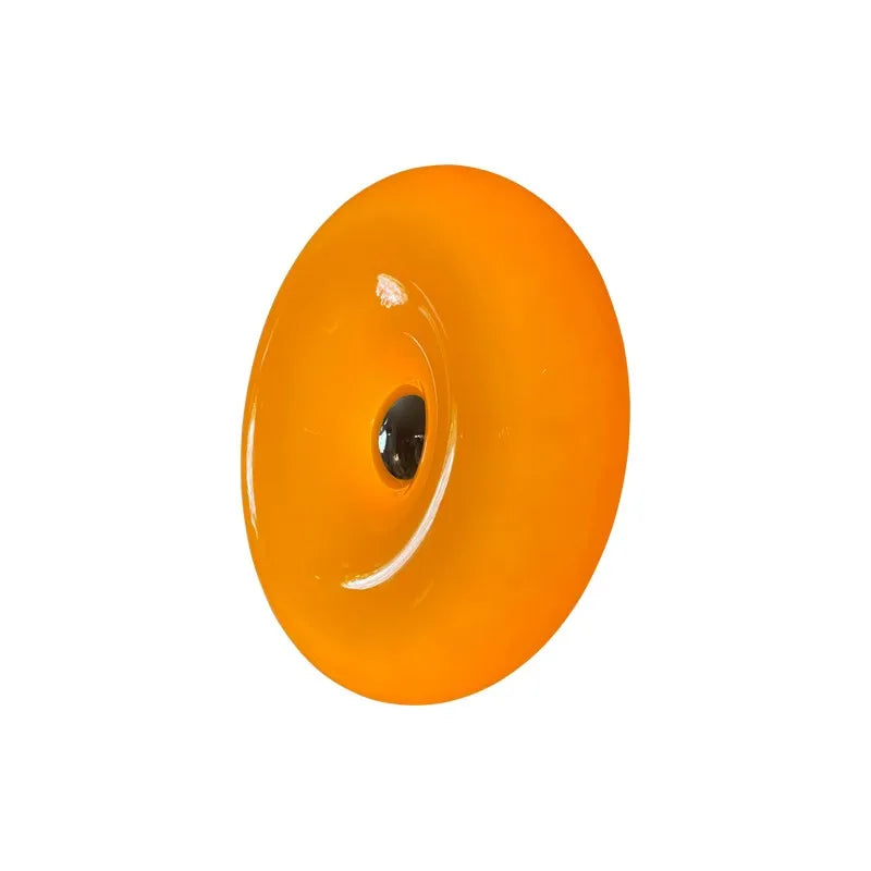 Afralia™ Donut Wall Lamp: Bauhaus Retro Bedroom TV Light for Atmosphere & Ambiance