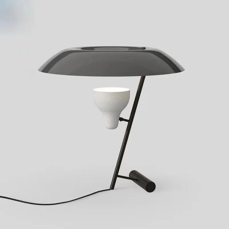 Afralia™ Elegant Nordic Desk Lamp with Orange Lampshade for Living Room, Bedroom and Study