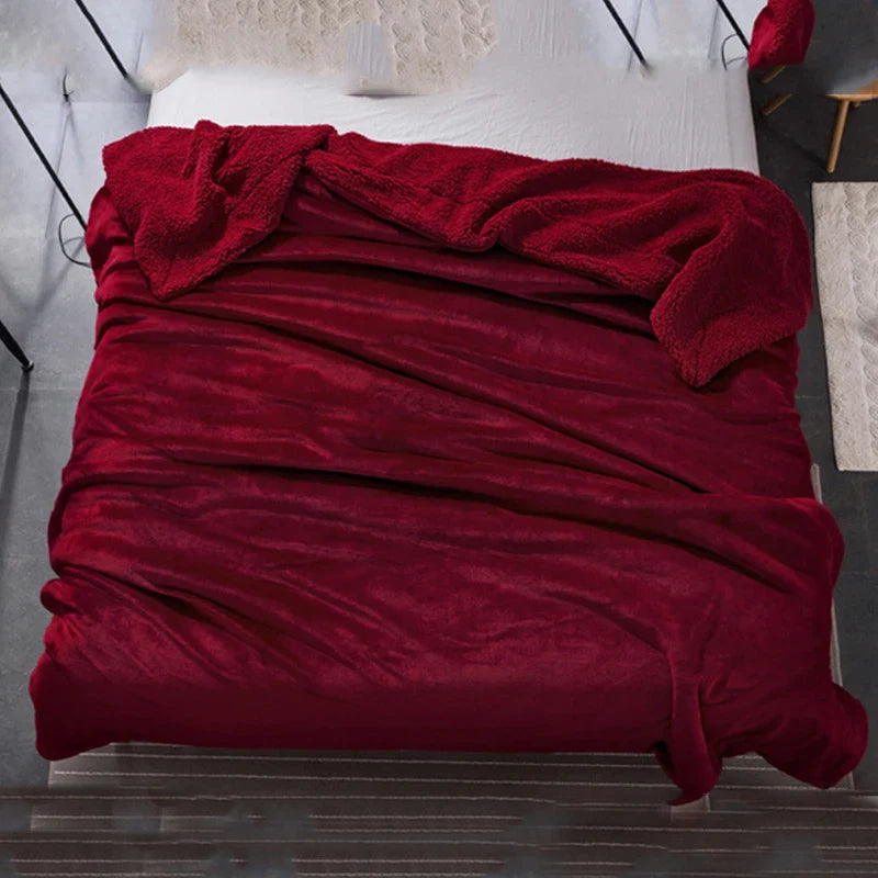 Afralia™ Cozy Plush Blanket: Soft, Warm, Lightweight for Bedroom & Sofa All Seasons