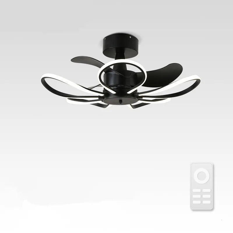 Afralia™ Fan Ceiling Lamp Chandelier, Postmodern Nordic Design for Restaurant & Bedroom