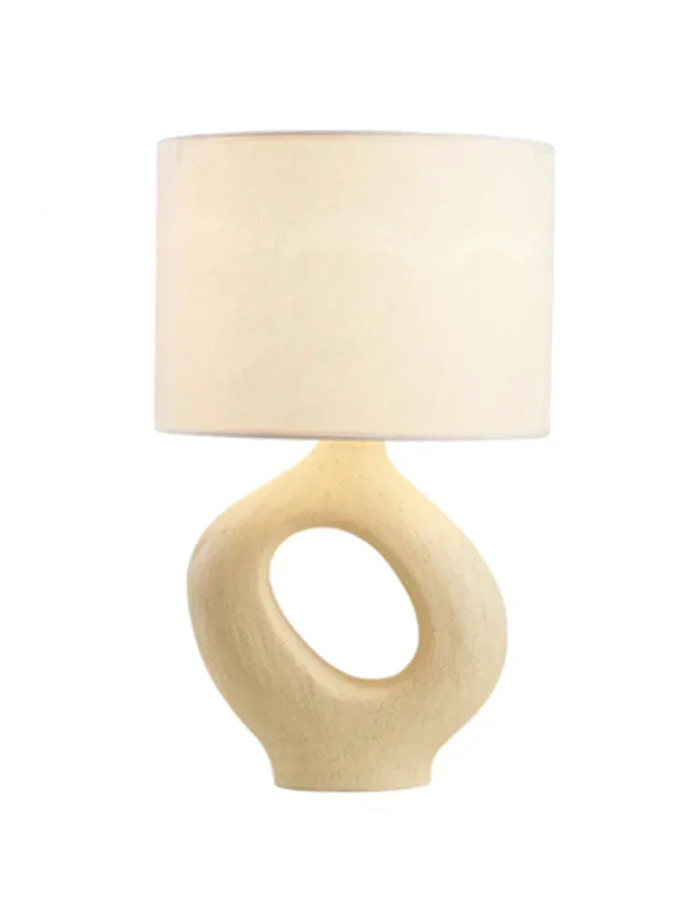 Afralia™ Modern Wabi-sabi LED Resin Table Lamp for Living Room Bedroom Sofas