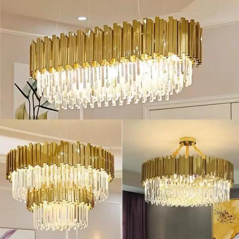 Afralia™ European Style Crystal Chandelier for Elegant Dining Room and Bedroom Lighting