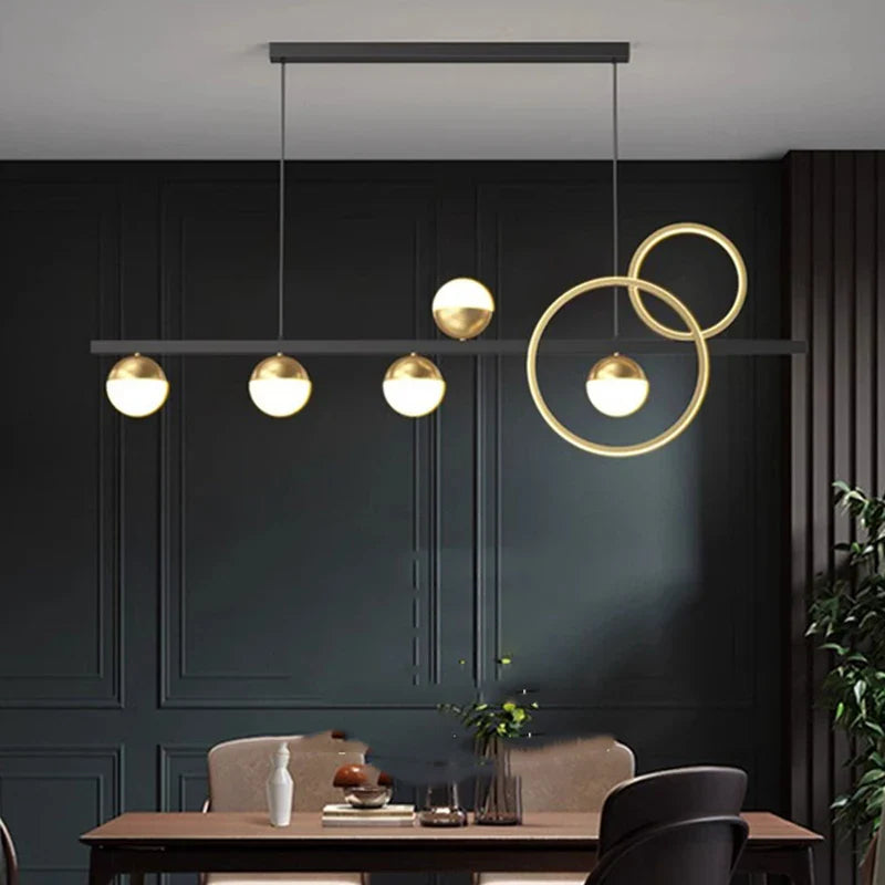 Afralia™ Modern LED Chandeliers for Living & Dining Rooms: Indoor Hanging Light Lamps
