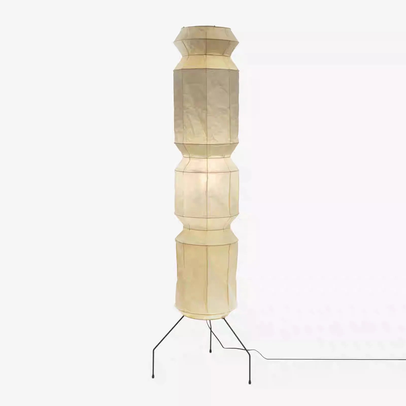 Afralia™ Akari Noguchi Floor Lamp LED E27 Rice Paper Standing Art Decor Living Room
