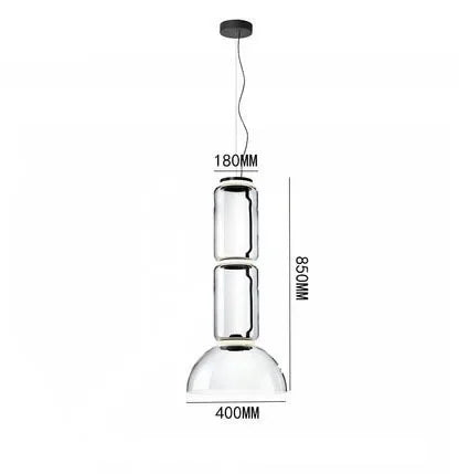 Afralia™ Noctambule Pendant Lamp: Modern Italian Design for Living Room, Staircase, Bar, Loft