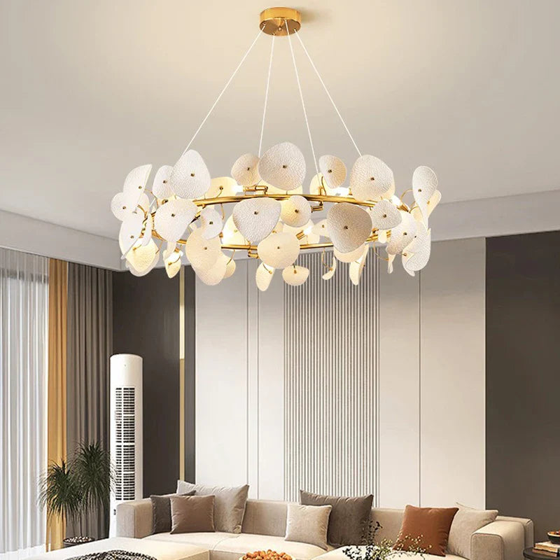 Afralia™ Luxury Design Chandelier: Modern Wabi-Sabi Pendant Lights for Tea Room, Bar, Office