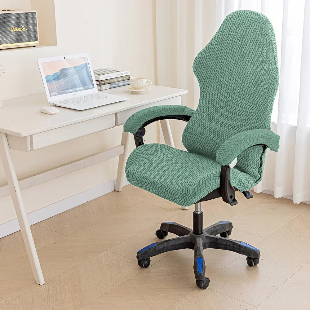 Afralia™ Swivel Armchair Cover: Thick Elastic Fabric, Dustproof Seat for Home & Hotel